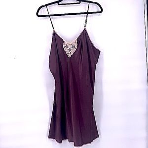 Vintage deep purple slip dress size xxl lingerie